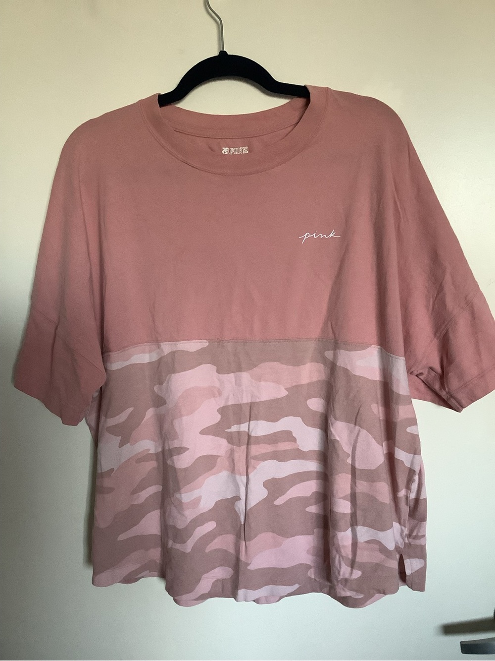 PINK Victoria's Secret Light Pink Graphic Tee